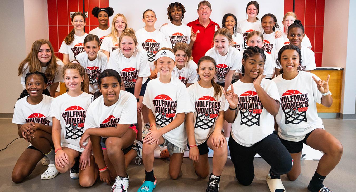 Scholarship Winners Train with Wolfpack Women’s Basketball Camp